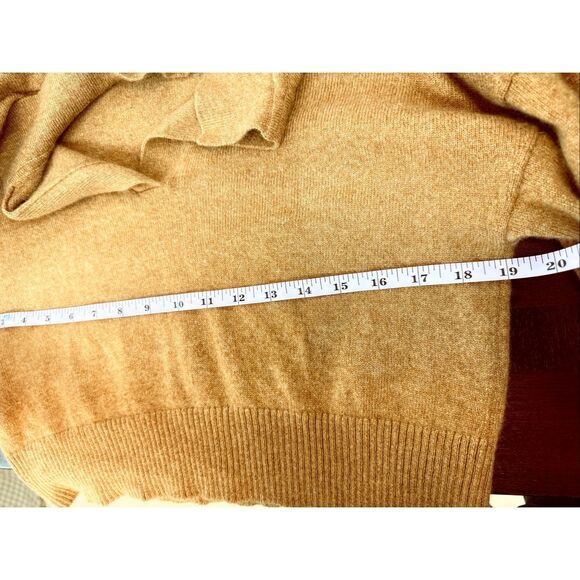 Reformation 100% Cashmere Polo Sweater - Camel - Picture 11 of 12